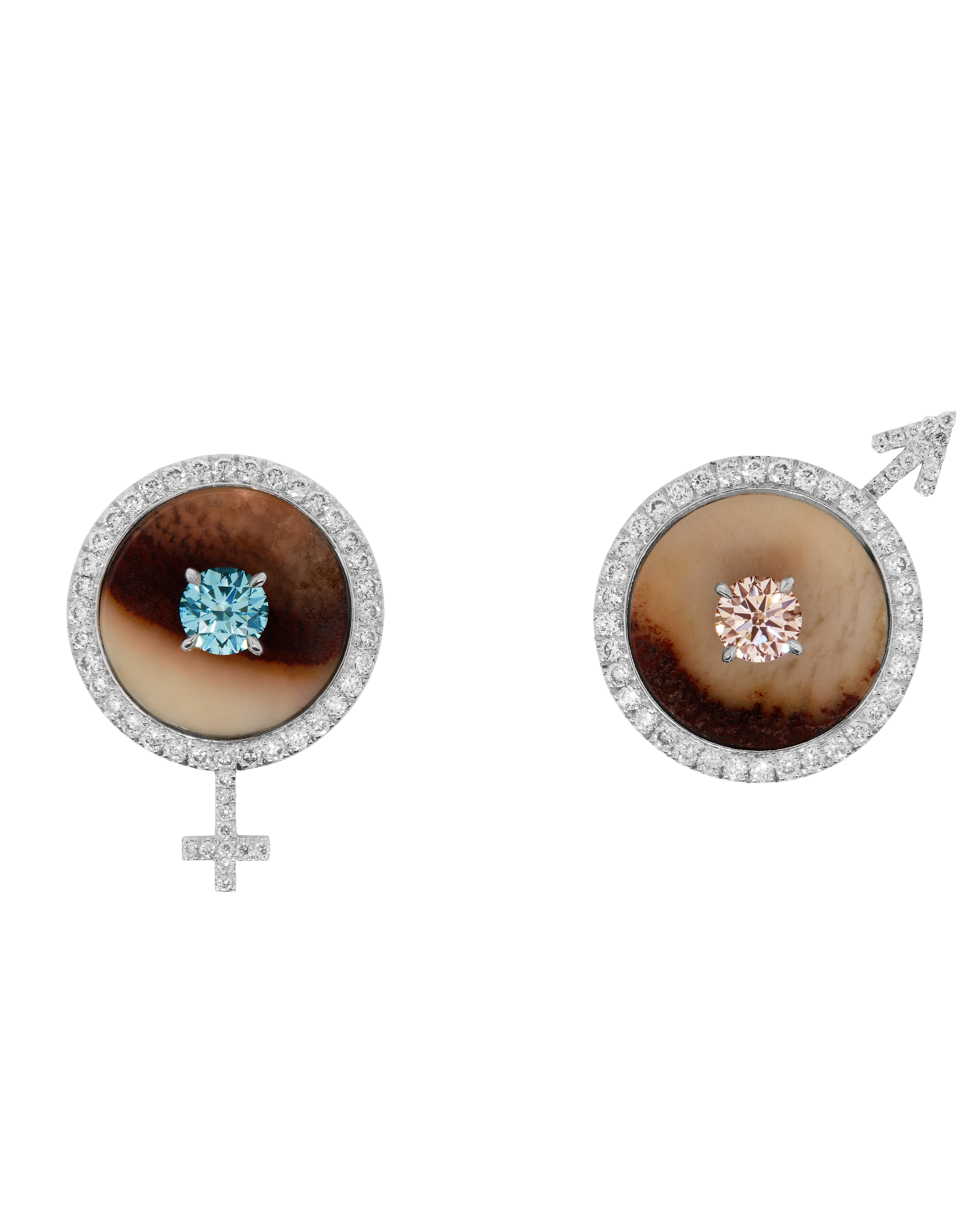 Motifs d'oreille Mars & Venus 05/10