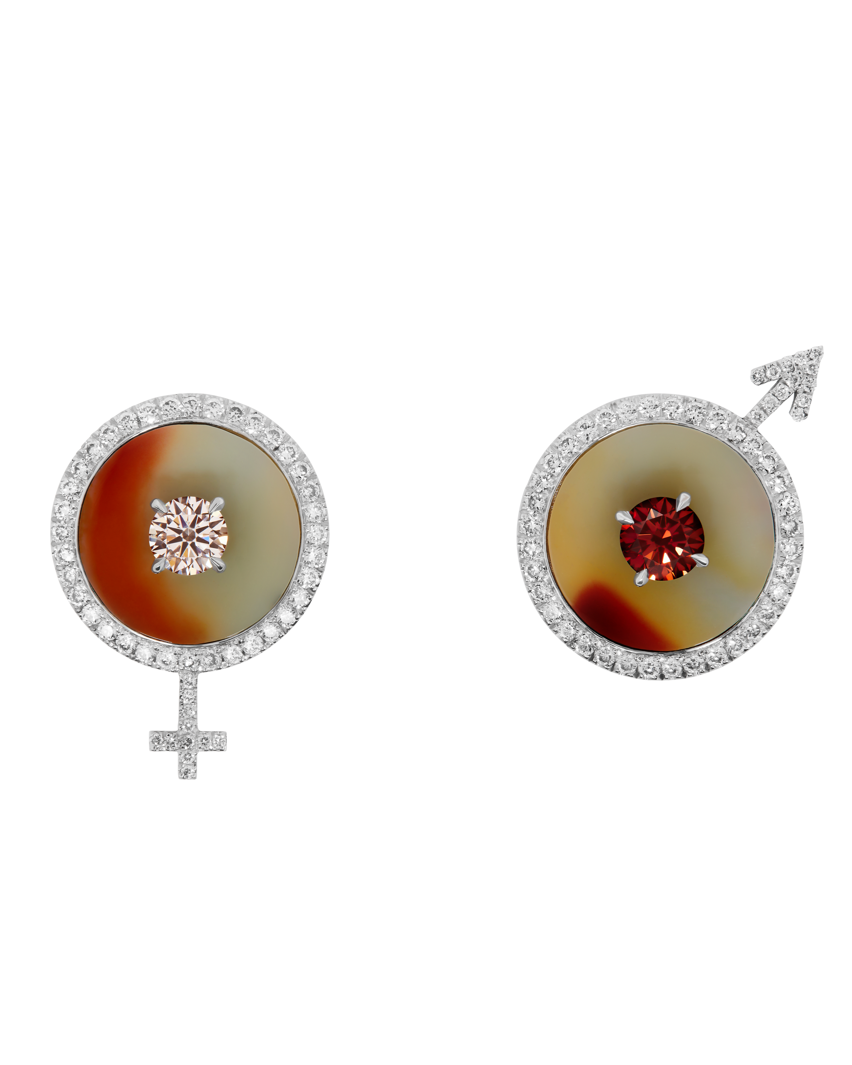 Motifs d'oreille Mars & Venus 07/10