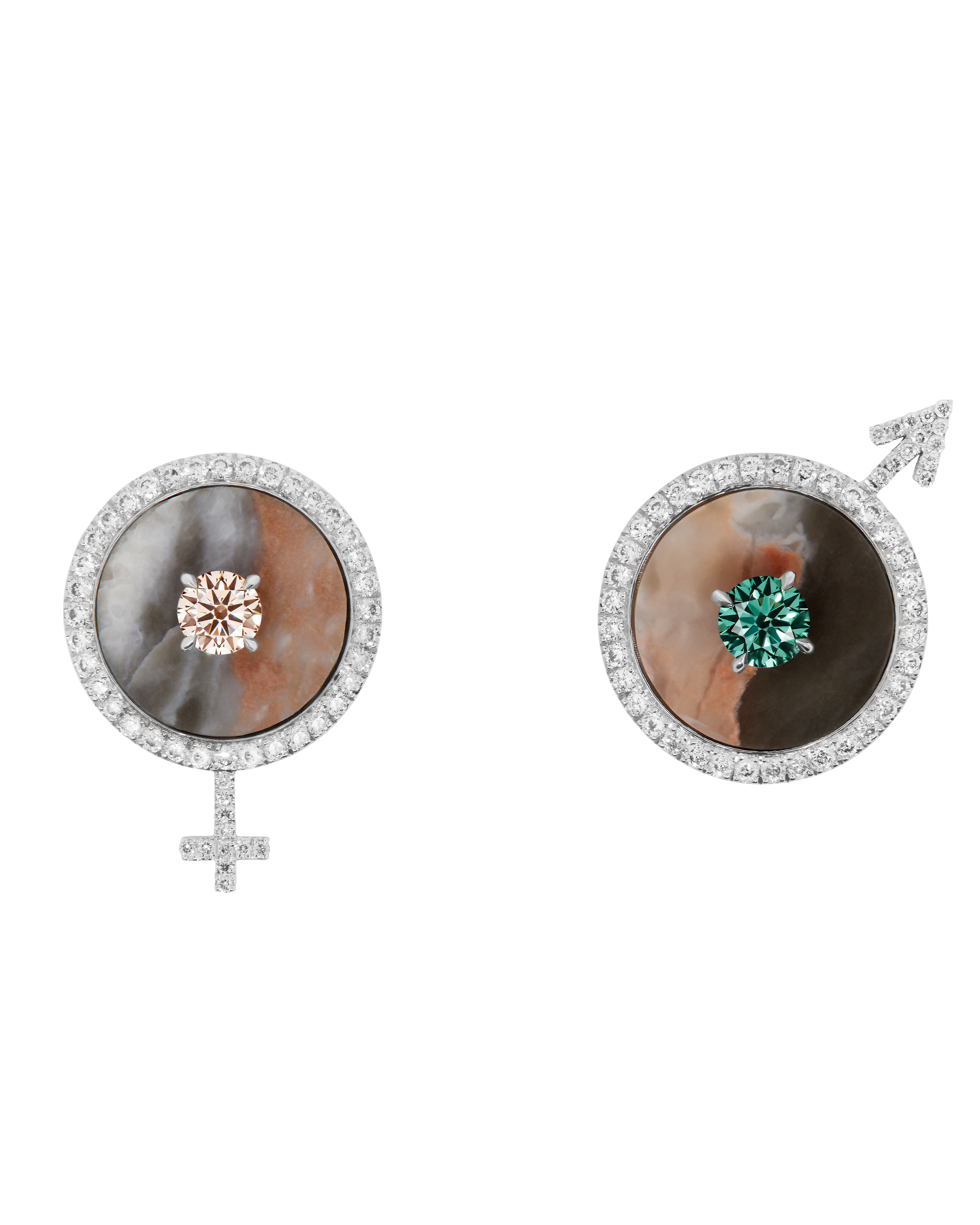 Motifs d'oreille Mars & Venus 08/10