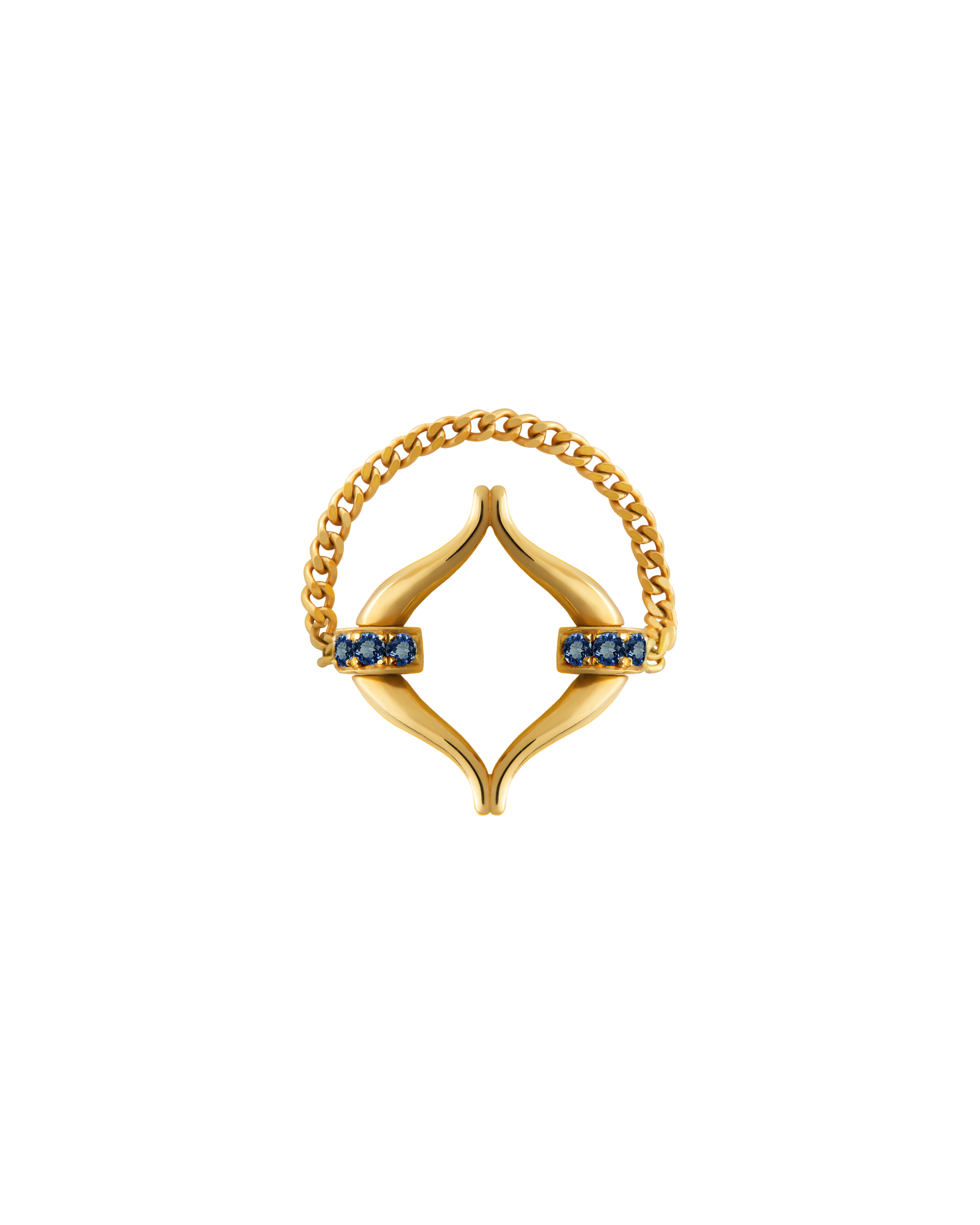 Eboris Link paved ring Riviera Blue 