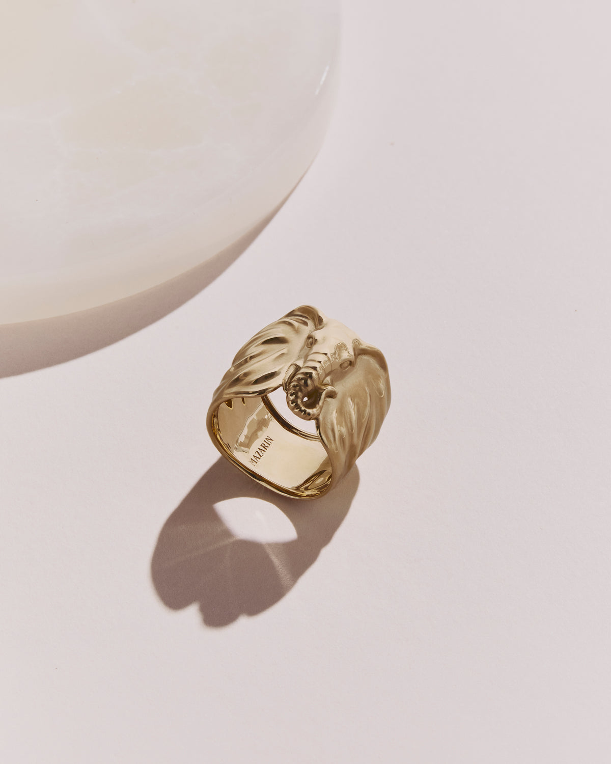 Bague bandeau Éléphant