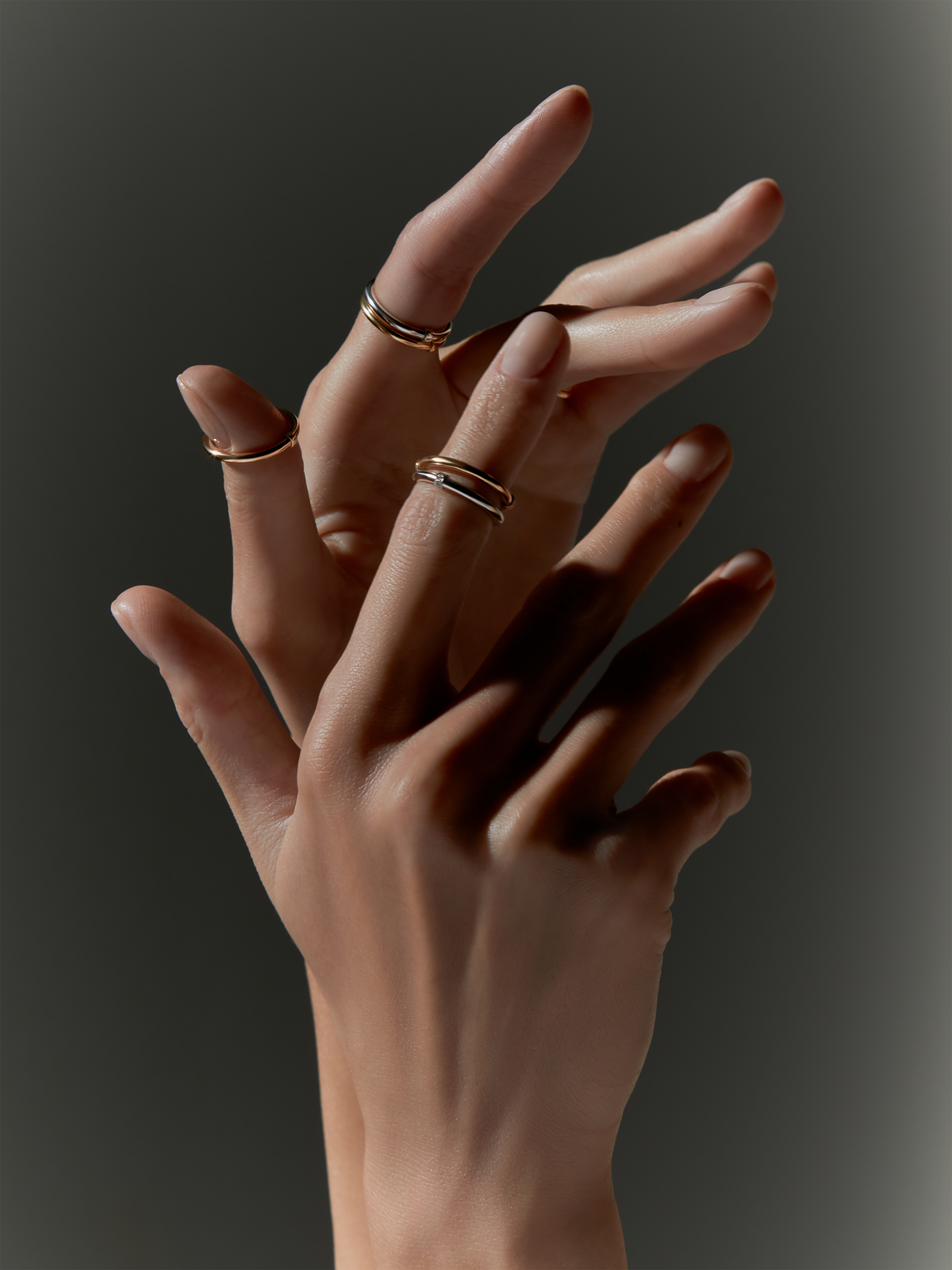Amoretto Diamond Ring - Red gold