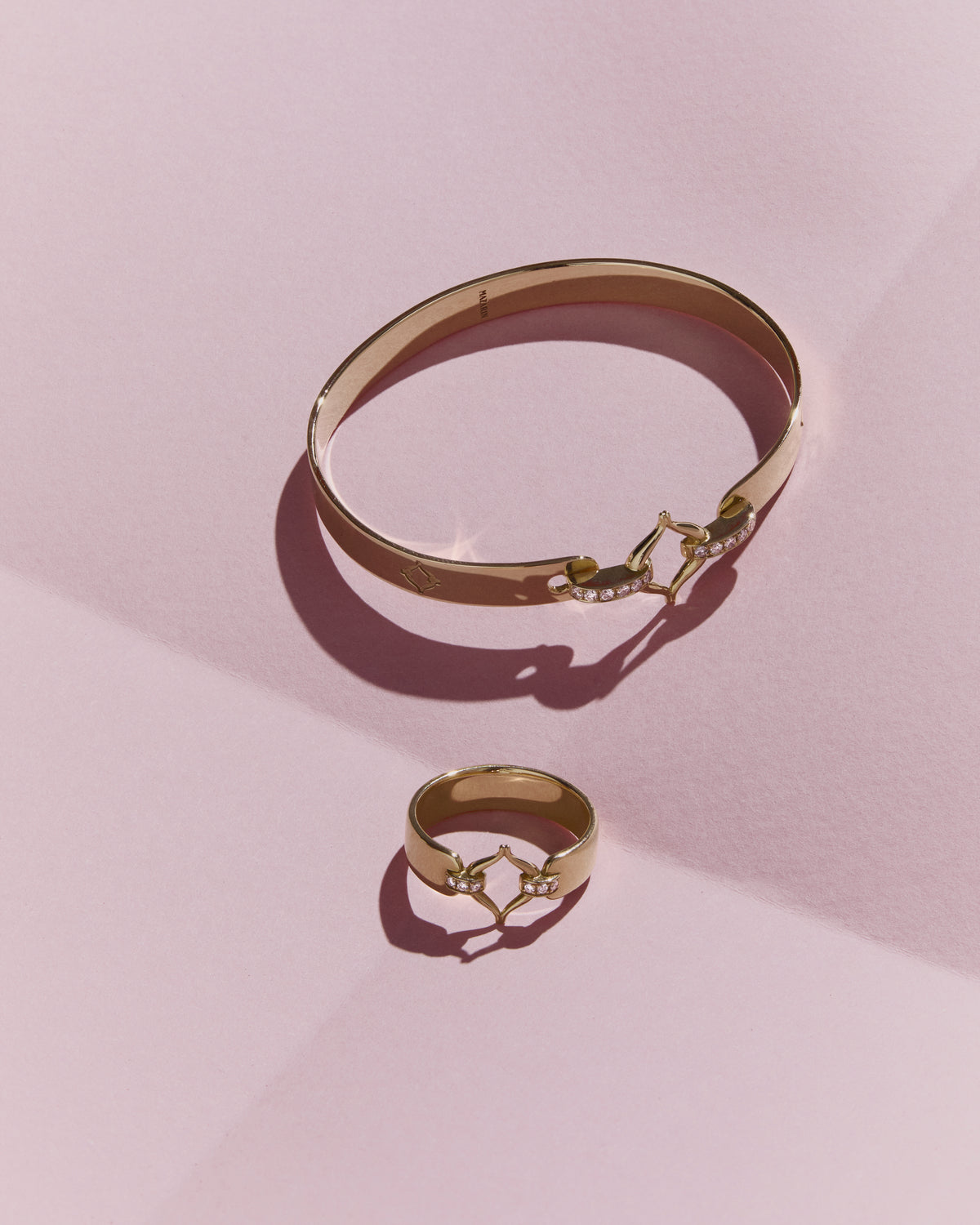 Bague Eboris Corset Pavée