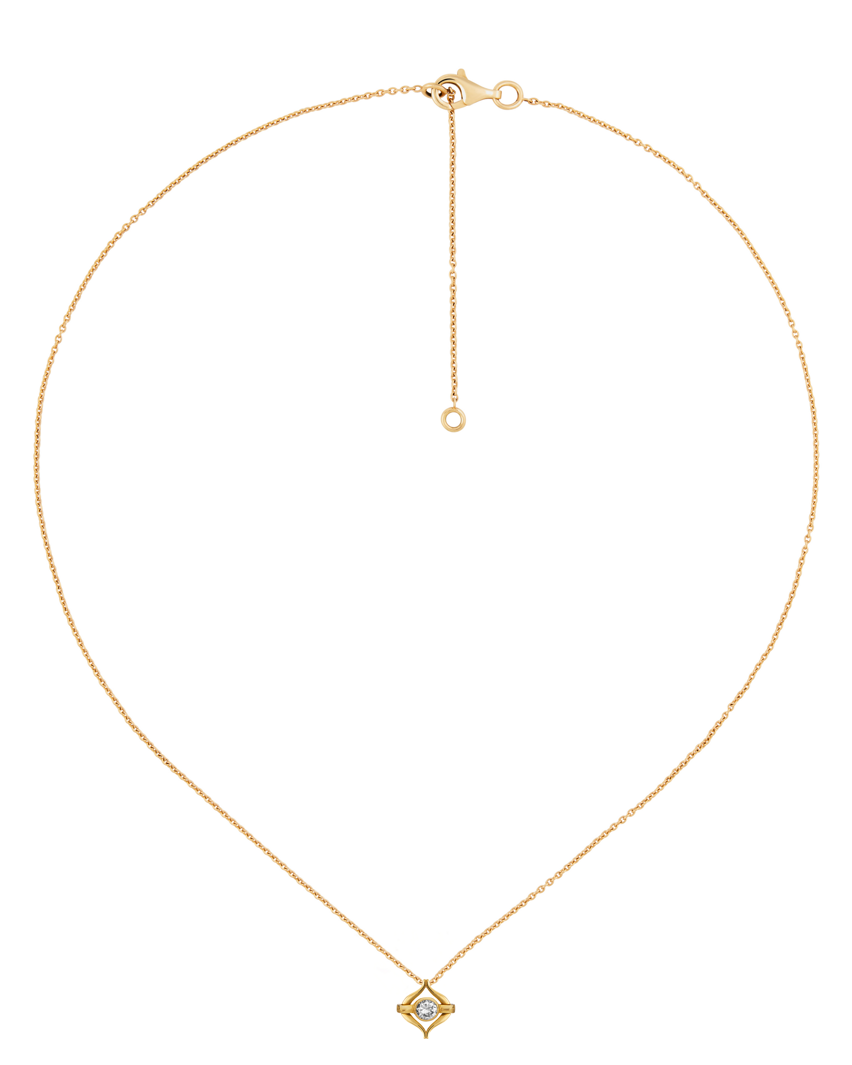 Eboris Link Solitaire Necklace 