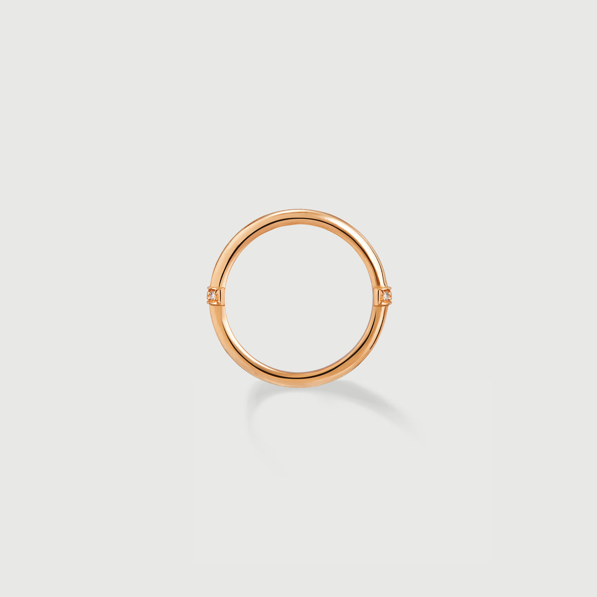 Amoretto Diamond Ring - Red gold