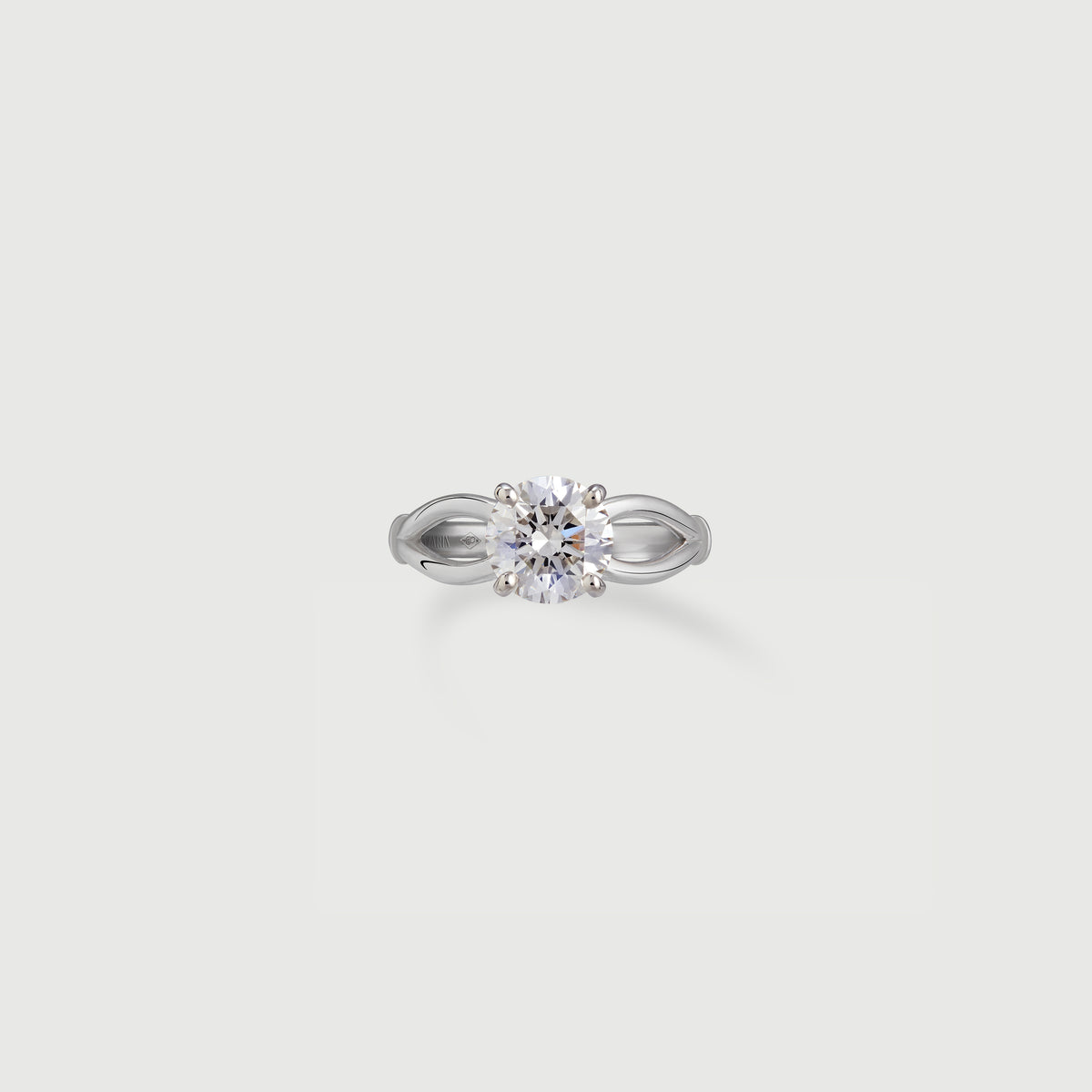 Solitaire Amoretto Brilliant - white gold