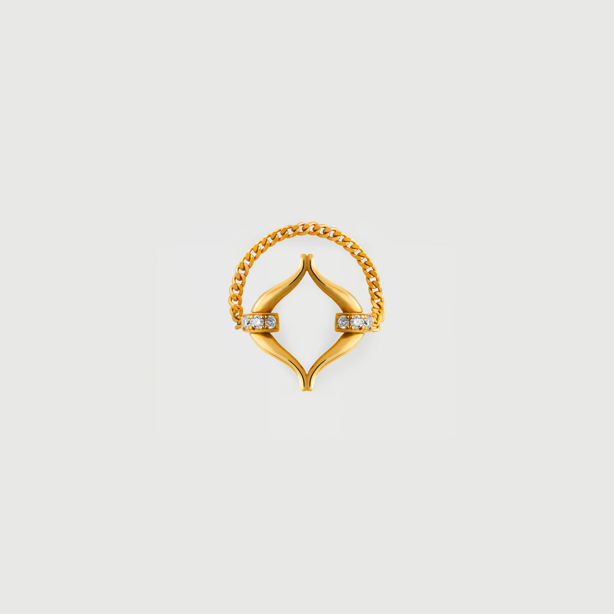 Pavé Eboris Link ring