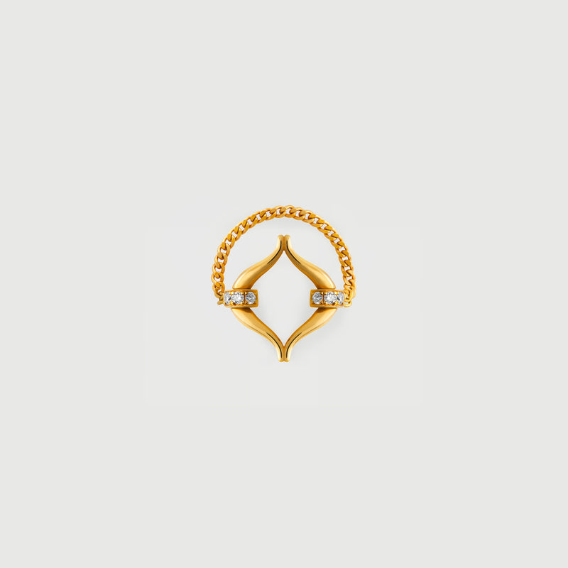 Bague Eboris Link pavée