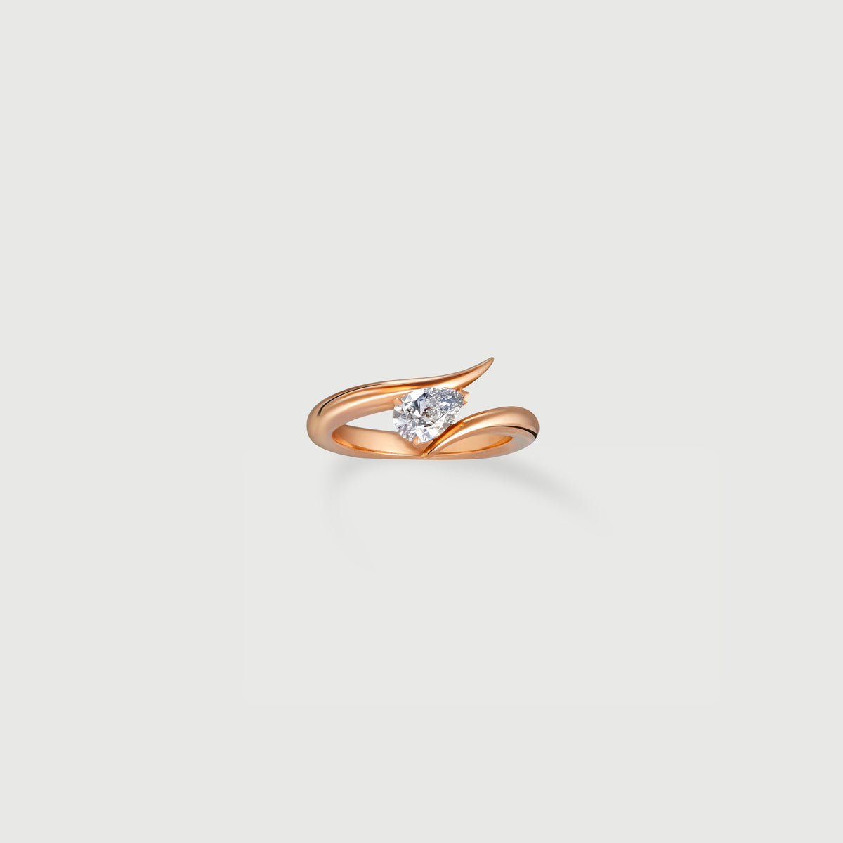 Bague Eboris Diamant - OR ROUGE