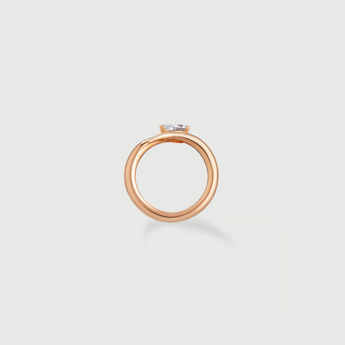 Bague Eboris Diamant - OR ROUGE