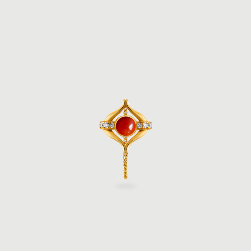 Eboris Buds Drops Agate Orange