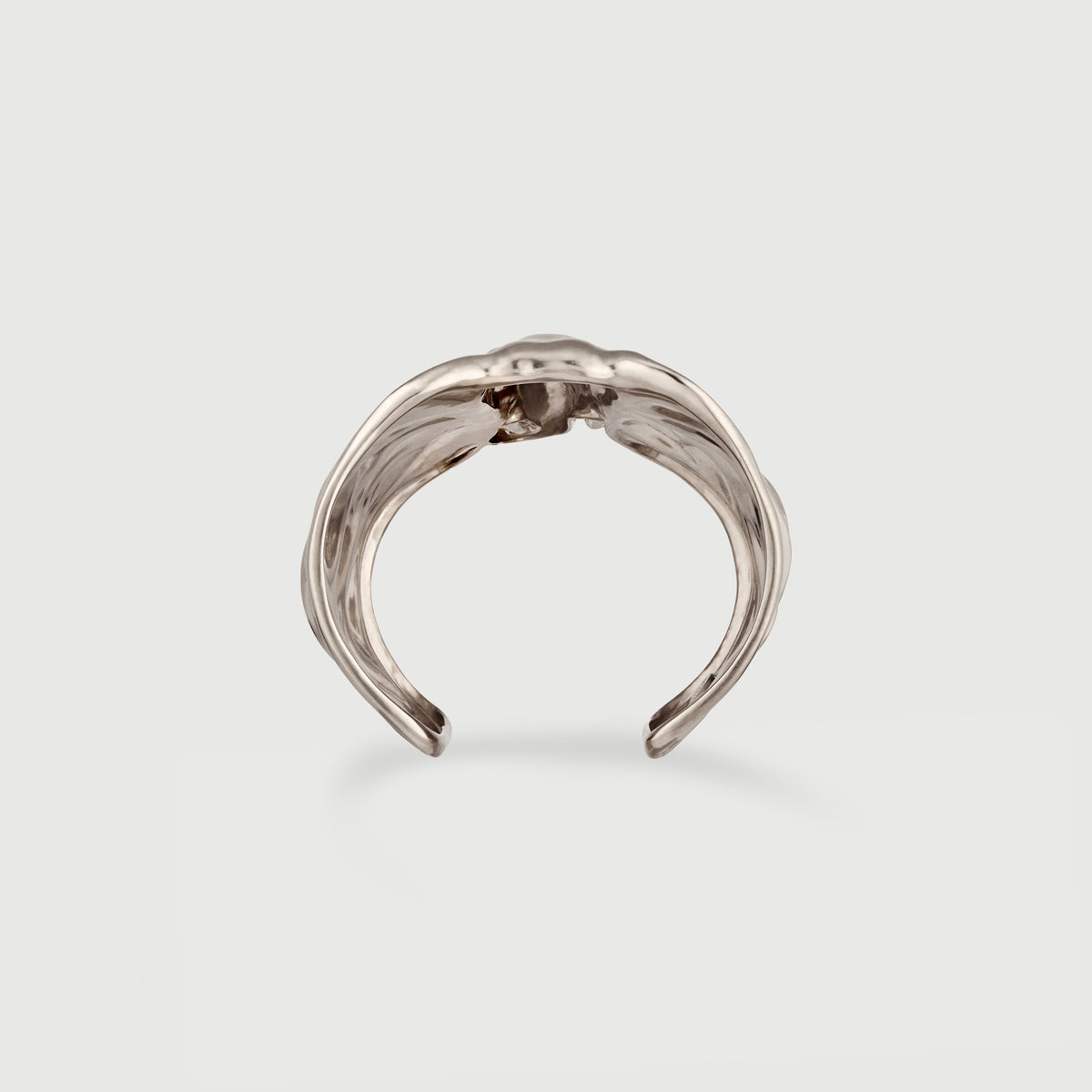 Elephant Cuff - white gold
