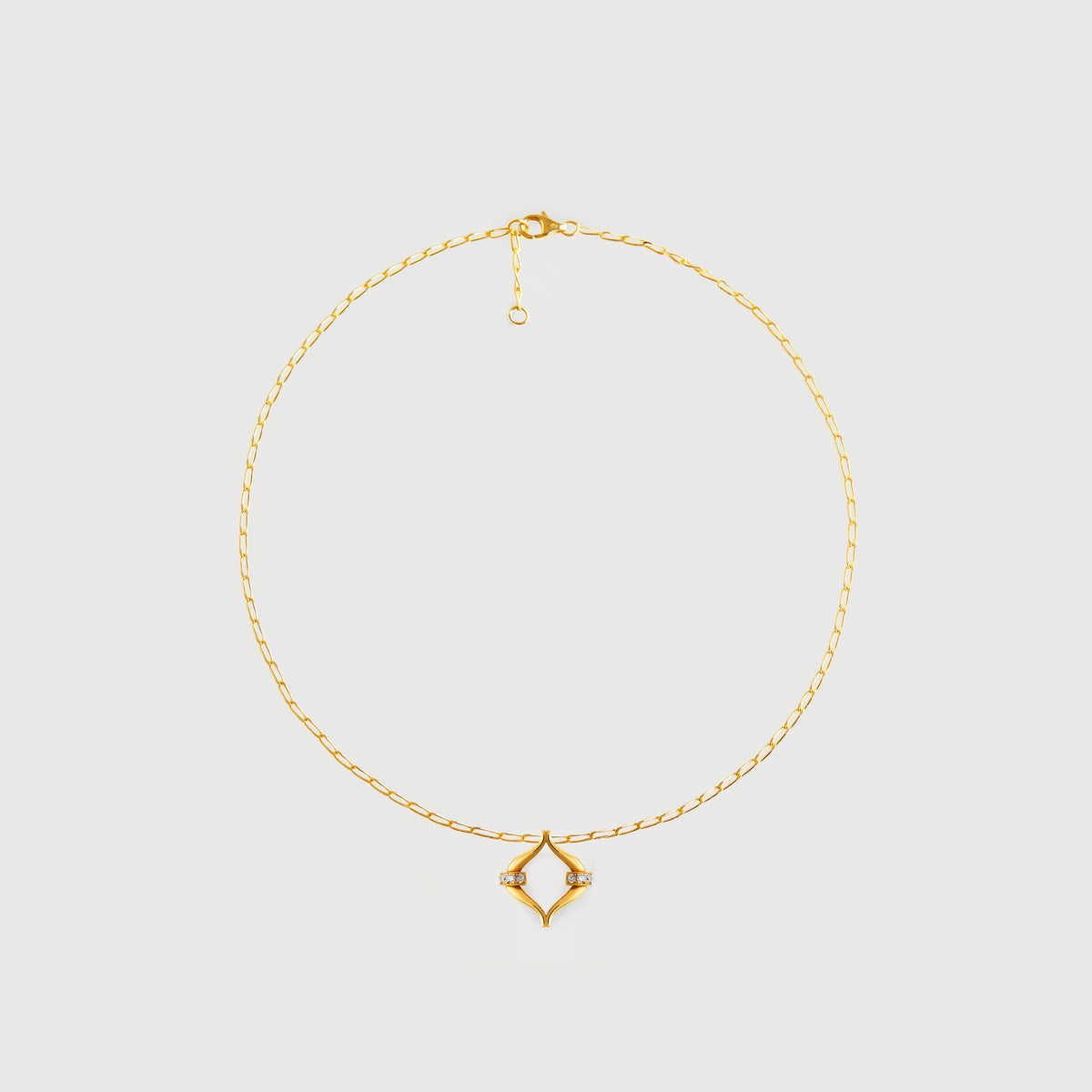 Pavé Eboris Link Necklace