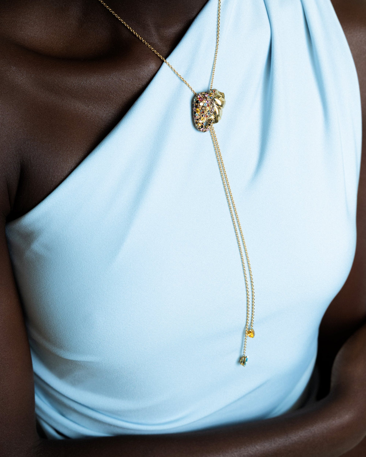 Collier / Broche Éléphant - Confetti